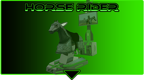 Horse rider adventure themed motion simulated virtual reality - Virtual Rcades in Kelowna, BC