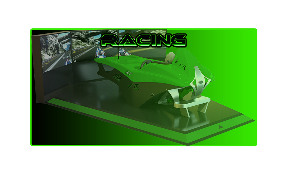 Racing theme from Virtual Rcades in Kelowna, BC